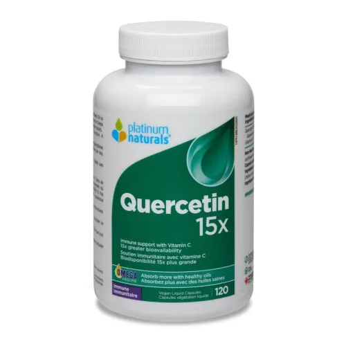 Platinum Naturals Quercetin 15X 120 Liquid Capsules@