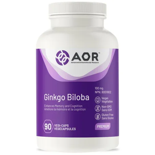 AOR Ginkgo Biloba 120mg 90Vcaps