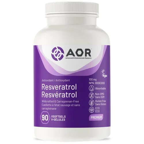 AOR Resveratrol 100mg 90Vsoftgels