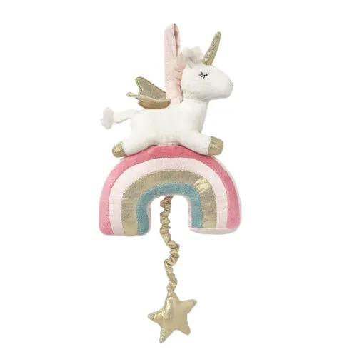 Mon Ami Unicorn And Rainbow Music Mobile