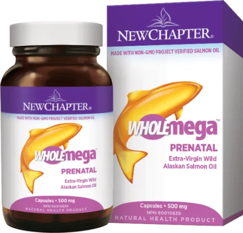 New Chapter Wholemega Prenatal 90 capsules @