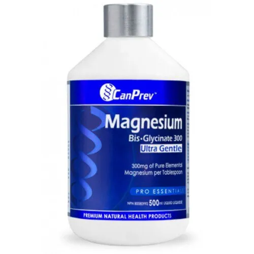 Canprev Magnesium Bis-Clycinate 300 Ultra Gentle  - Liquid 500ml @