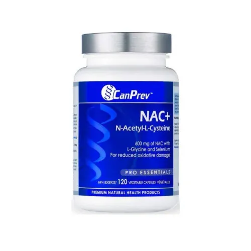 CanPrev NAC+ N-Acetyl-L-Cysteine 120 Vegetarian Capsules @