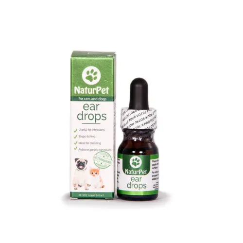 NaturPet Ear Drops 0.33oz 10ml