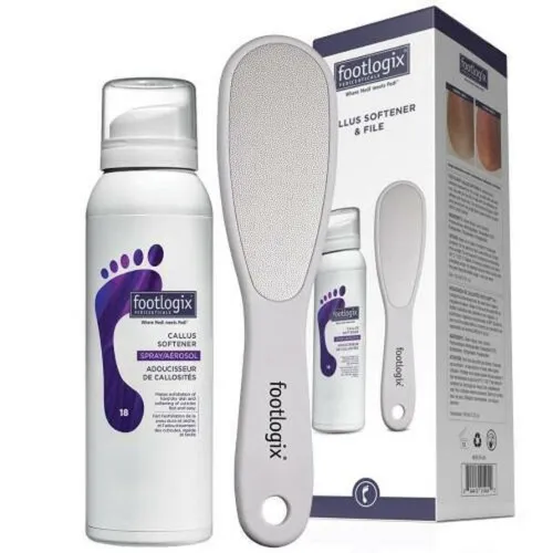 Footlogix Ultimate "At Home" Foot Care Combo 2Pk (Softener/Foot File)