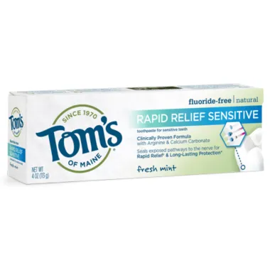 Tom's of Maine Rapid Relief Sensitive Toothpaste Fresh Mint 76ml