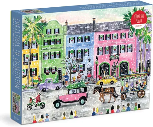 Galison Michael Storrings Christmas in Charleston 1000 Piece Puzzle