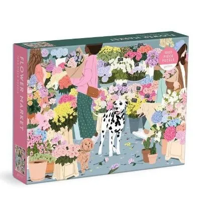 Galison Flower Market 1000 Piece Puzzle