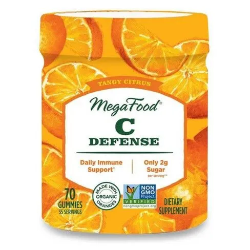 MegaFood Vitamin C Defense Gummies¨C Tangy Citrus 70 Gummies@