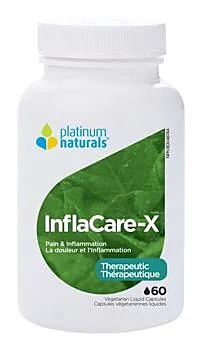 Platinum Naturals InflaCare-X Therapeutic 60Vcaps***DISC***