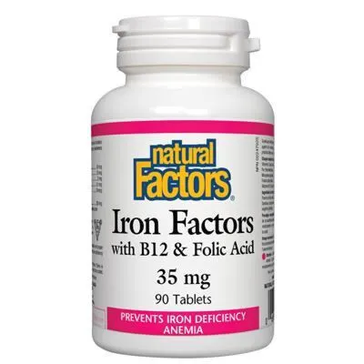 Natural Factors Iron Factors 90 Tablets