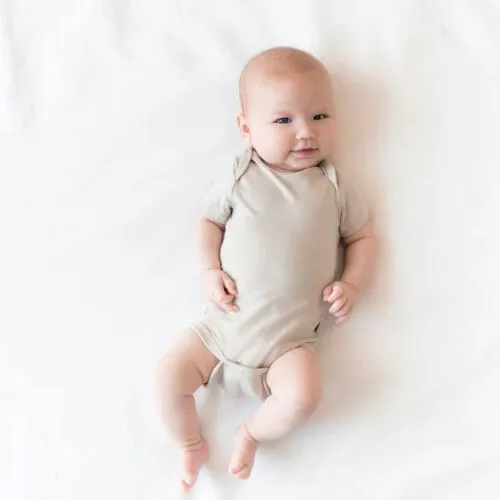 Kyte Baby Bodysuit in Oak - 0-3 Months