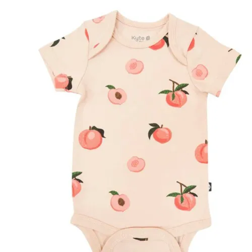 Kyte Baby Bodysuit in Peach - 6-12 Months
