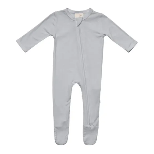Kyte Baby Zippered Footie in Storm - Storm  12-18 months