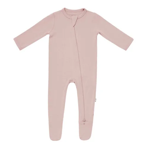 Kyte Baby Zippered Footie in Sunset - Sunset  3-6 months