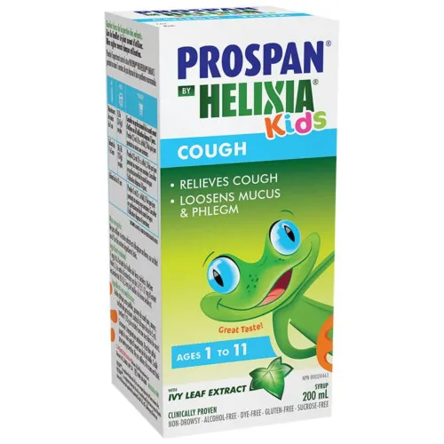 Helixia Cough Prospan Syrup for Kids For Kids Ages 1-11 200 ml @