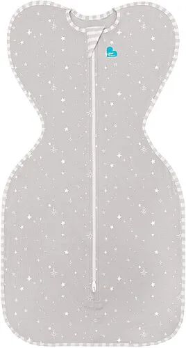 Love To Dream Swaddle UP Lite Gray Stars - Small 0.2 Tog