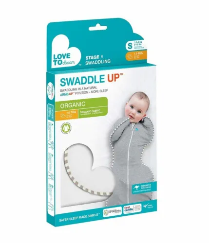 Love To Dream Swaddle UP Organic Cream - Newborn 1.0 Tog