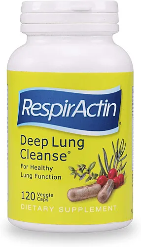 RespirActin Deep Lung Cleanse 120 Veggie Caps @