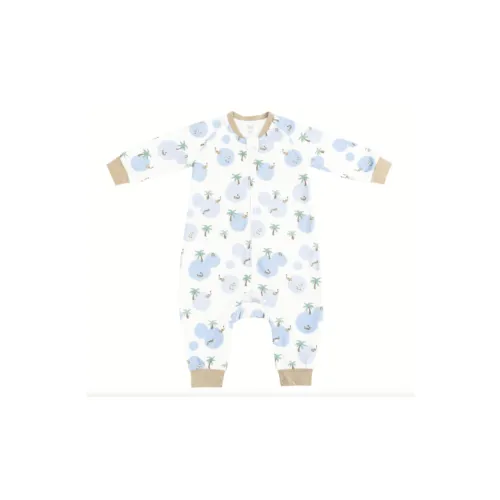 Nest Designs Organic Cotton Long Sleeve Footed Sleep Bag 1.0 TOG -Thirsty Tigers 6M-18M