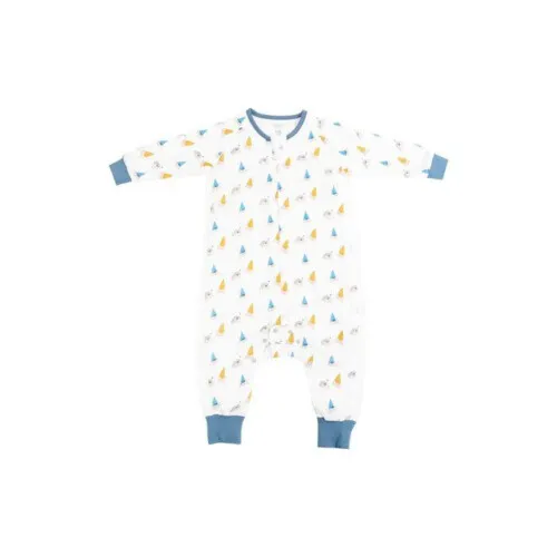 Nest Designs Bamboo Pima Long Sleeve Footed Sleep Bag 0.6 TOG - Hermit Pals 6M-18M