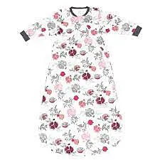 Nest Designs Organic Cotton Long Sleeve Sleep Bag 1.0 TOG - Pomegranate 6M+