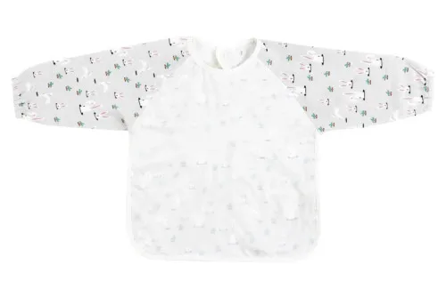 Nest Designs Bamboo Long Sleeve Bib Cover - Down The Rabbit Hole 6M-2T
