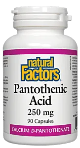Natural Factors D'Pantothenic 250MG 90  Capsules