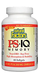 Natural Factors PS-IQ Memory 60 Softgels*****DISC