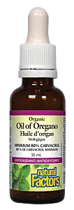 Natural Factors Oregano Oil 30ml w/Booklet
