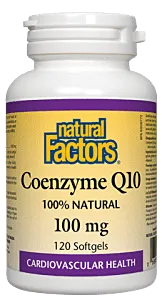 Natural Factors Coenzyme Q10 100mg 120Softgels @