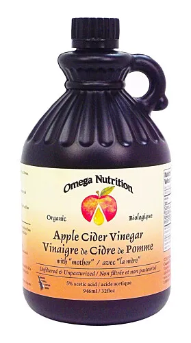 Omega Nutrition Organic Apple Cider Vinegar 946ml