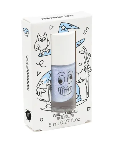 Nailmatic Merlin Kids Water-Based Nail Polish - Pearly Blue 8ml