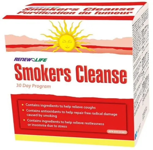 Renew Life Smokers Cleanse 30 Day Program