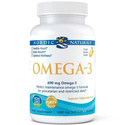 Nordic Omega-3 Lemon 60Sgels@