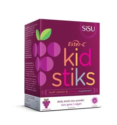 SISU Ester-C Kid Sticks Groovy Grape 30packets *****Discontinue*****