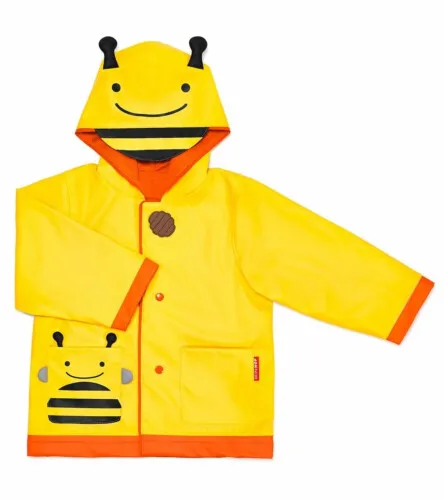 Skip Hop Zoo Raincoat Bee (Size 3-4)