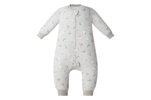 Nest Designs Organic Cotton Long Sleeve Footed Sleep Bag 1.0 TOG - Winter Skate 6M-18M