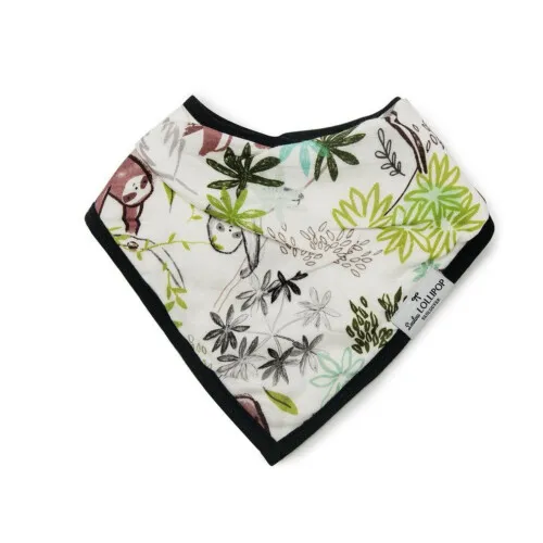 Loulou Lollipop Bib Set  Sloth