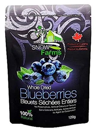 Snow Farms Dried Blueberries 120g