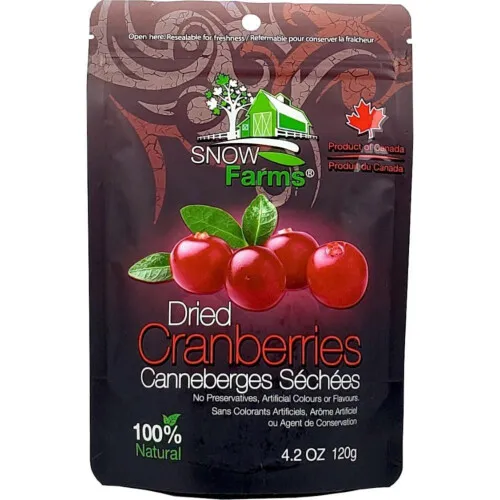 Snow Farms Dried Cranberries 120g