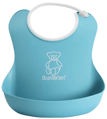 BabyBjorn Soft Bib - Turquoise 4 Months+
