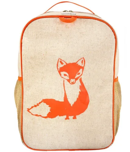 SoYoung Orange Fox Grade School Backpack