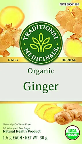 Traditional Medicinas Organic Ginger Tea 20BG