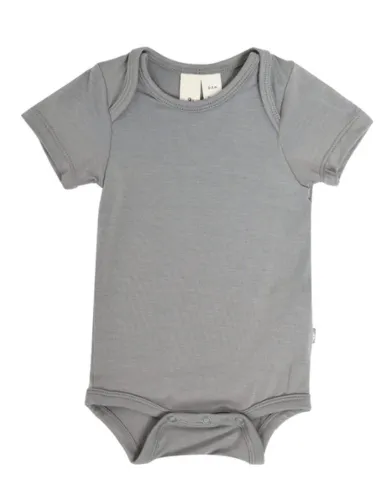 Kyte Baby Bodysuit in Chrome