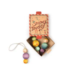 Grapat Wood Snowy Buddy Ornament 36m+