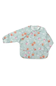 Loulou Lollipop Long Sleeve Waterproof Bib - Peaches