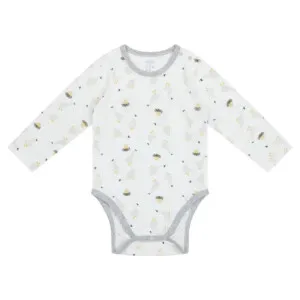 Nest Designs Bamboo Long Sleeve Onesie - The Goose & The Golden egg - 12M-18M