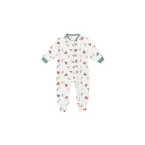 Nest Designs One-Piece Zip Footed Sleeper - Sleigh All Day - 6M-12M