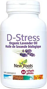 New Roots D-Stress 80mg 60Softgels @